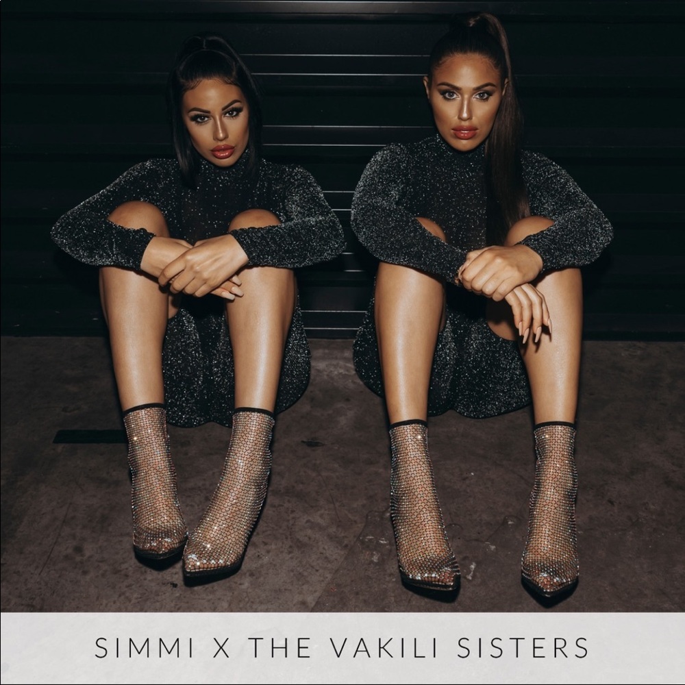 Simmi Fishnet Rhinestone boot